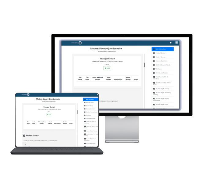 Modern Slavery Questionnaire | Ethixbase360