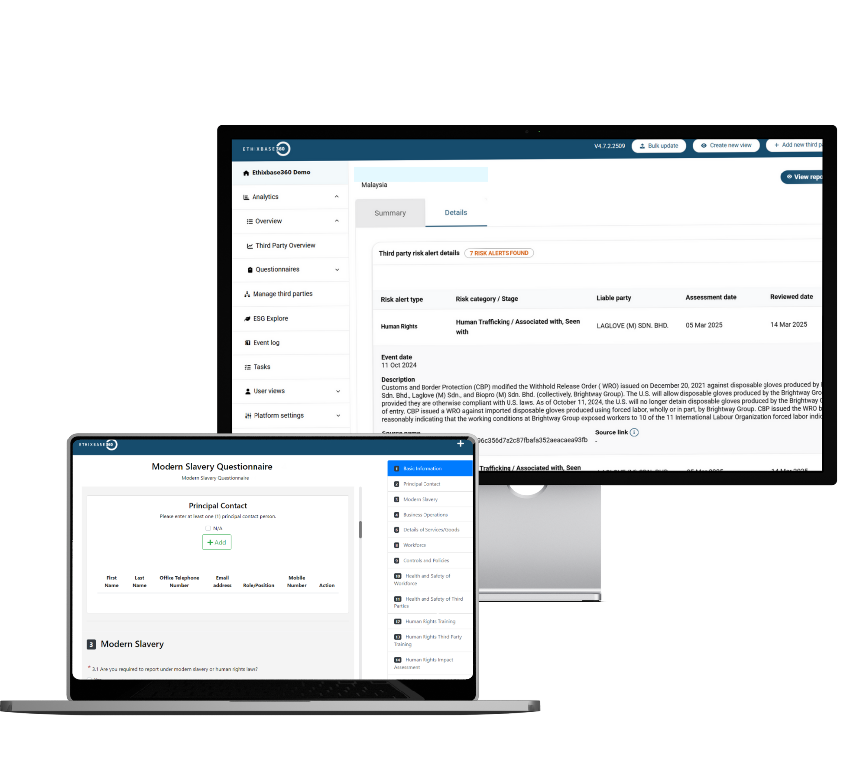 Manage Modern Slavery Risks Across Your Global Supply Chains